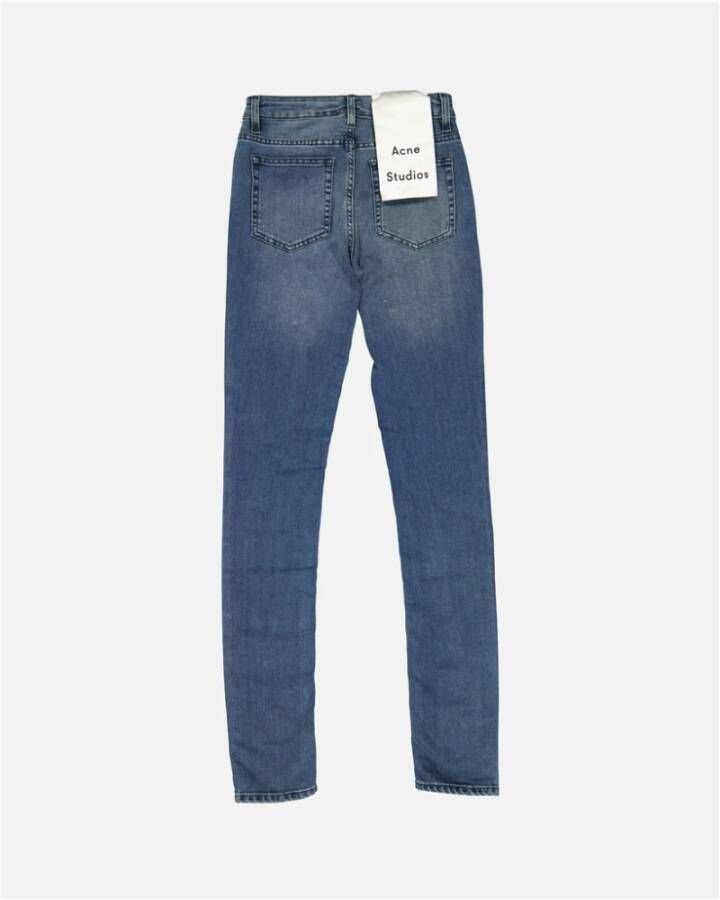 Acne Studios Rechte spijkerbroek , Blauw, Dames