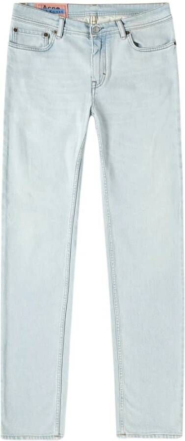 Acne Studios Rechte spijkerbroek , Blauw, Heren
