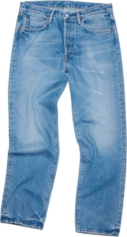 Acne Studios Ruimvallende spijkerbroek , Blauw, Heren