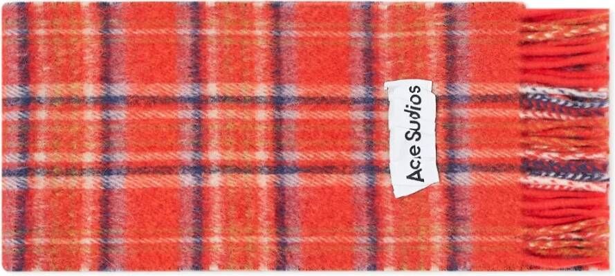 Acne Studios Sjaals Rood unisex