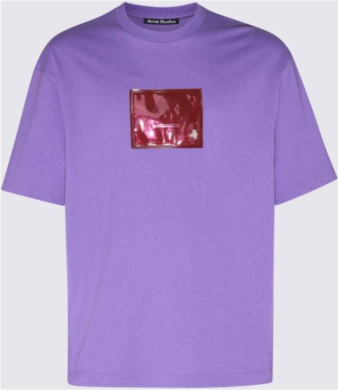 Acne Studios T Shirts , Paars, Unisex