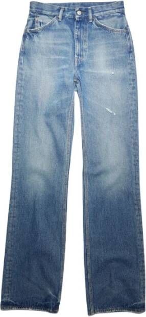 Acne Studios Wijde broek , Blauw, Dames