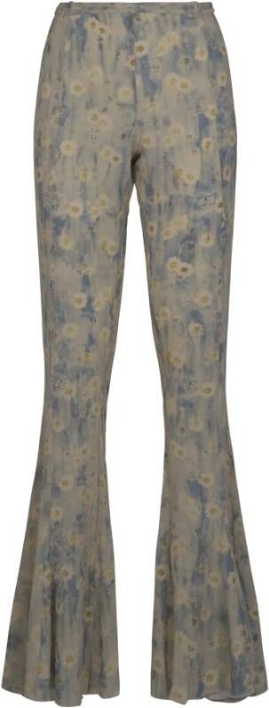 Acne Studios Wijde Broeken Blauw Dames