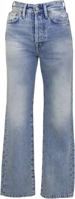 Acne Studios Wijde spijkerbroek , Blauw, Heren