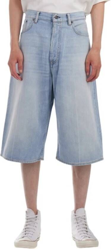 Acne Studios Wijde spijkerbroek , Blauw, Heren