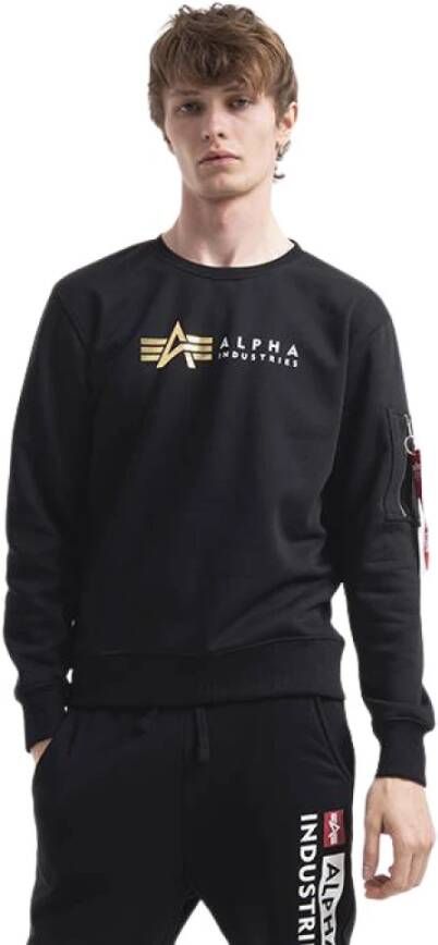 alpha industries Truien & Vesten Zwart Heren