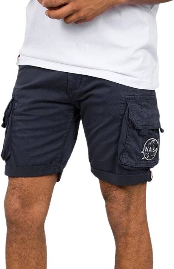 alpha industries Korte Broeken Blauw Heren