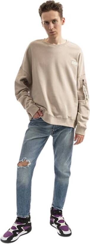 alpha industries Truien & Vesten Beige Heren