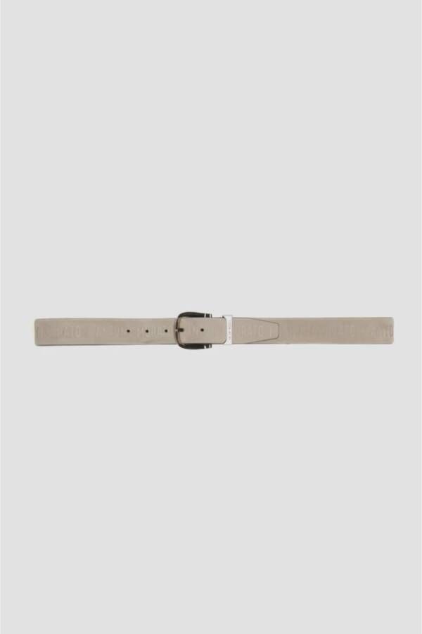 Antony Morato Suede Belt With Print , Beige, Dames