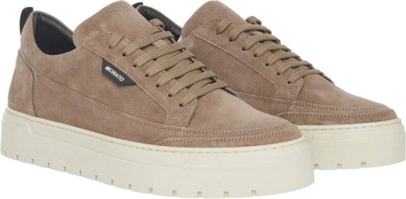 Antony Morato Flint Sneaker Suede Beige , Beige, Heren