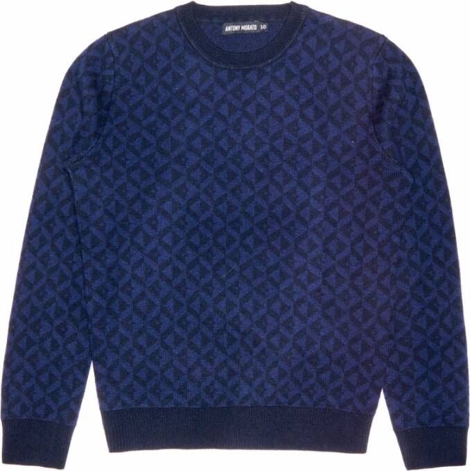 Antony Morato Gebreide kleding , Blauw, Heren