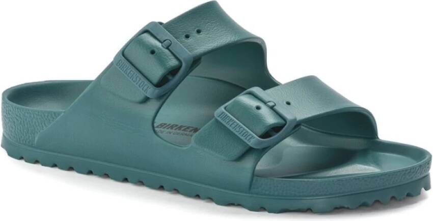 Birkenstock Schuifregelaars , Blauw, Dames