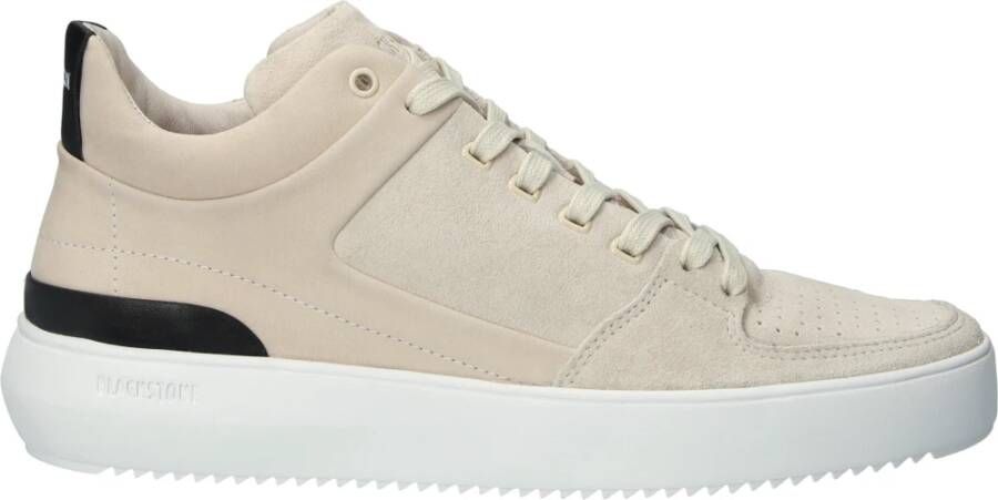 Blackstone Bryson Zg17 Sand Mid Sneaker , Beige, Heren
