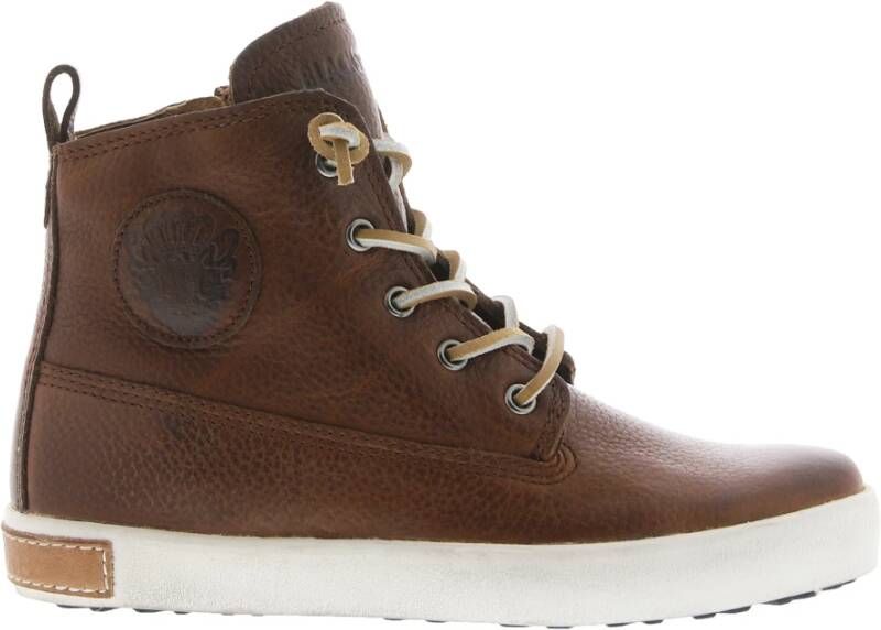 Blackstone Ck02 Old Yellow Lederen laarzen voor kinderen , Bruin, Dames