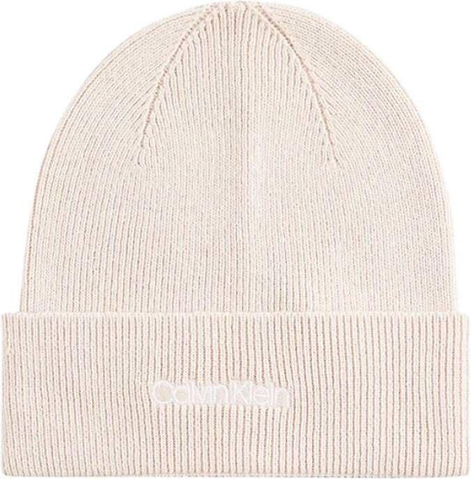 Calvin Klein Mutsen Essential Knit Beanie Roze