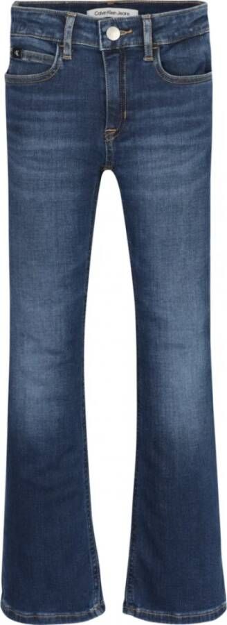 Calvin Klein Wijd uitlopende jeans MR FLARE ESS DARK BLUE