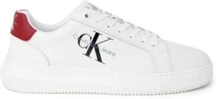 Calvin klein Dikke cupsole monol Ym0Ym0068103A Jeans, Wit, Heren