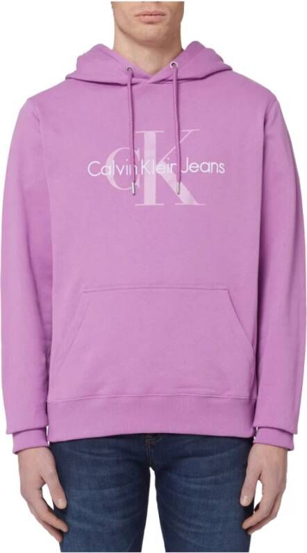 Calvin Klein Hoodies & sweatvesten Paars Heren