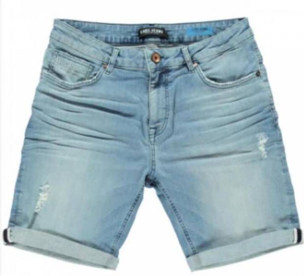 Cars regular fit jeans bermuda Trevor bleached used