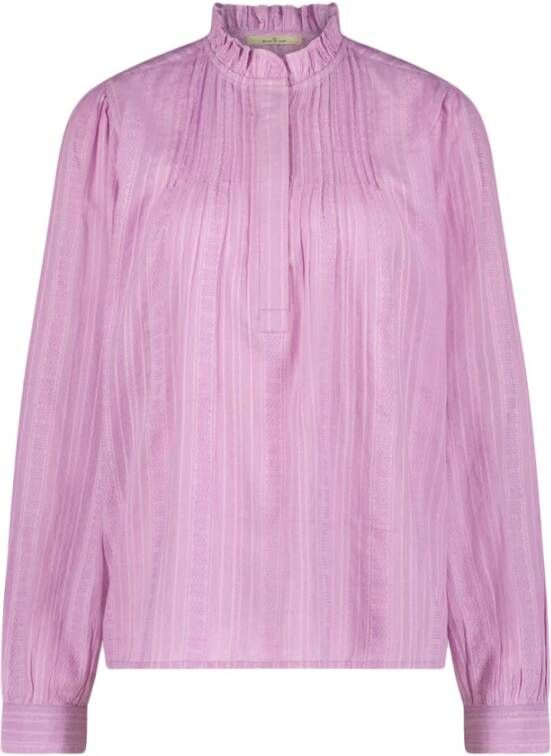 Circle of Trust Blouse lange mouw , Paars, Dames