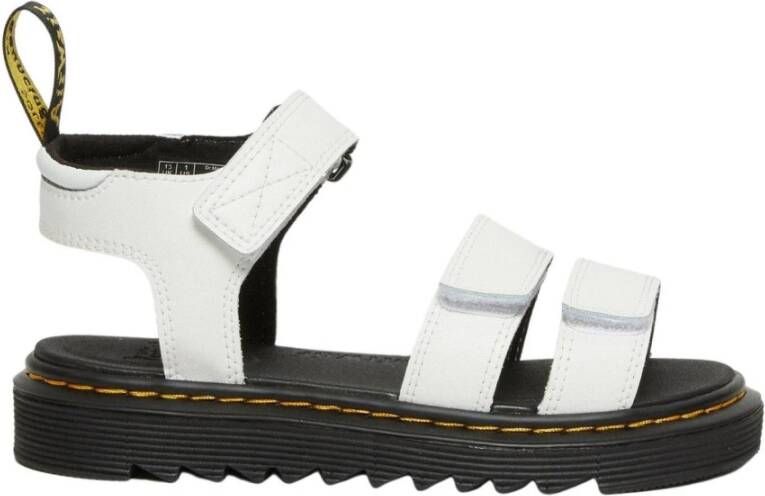 Dr Martens Dr. Martens Klaire J White T Lamper leren sandalen wit