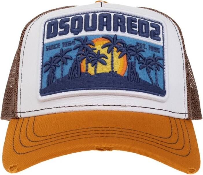 Dsquared2 Baseball cap , Bruin, Heren