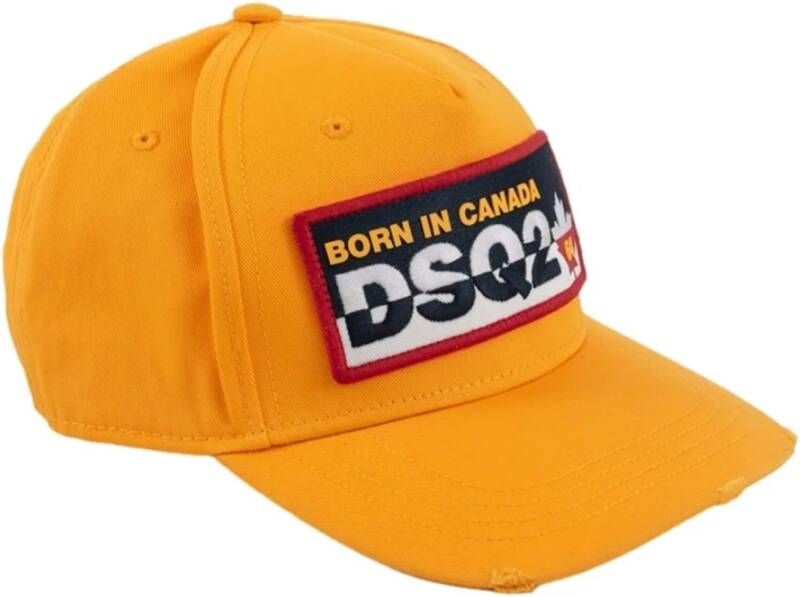 Dsquared2 Baseball pet , Geel, Heren