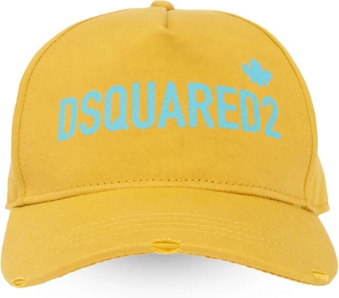 Dsquared2 Baseball pet , Geel, Heren