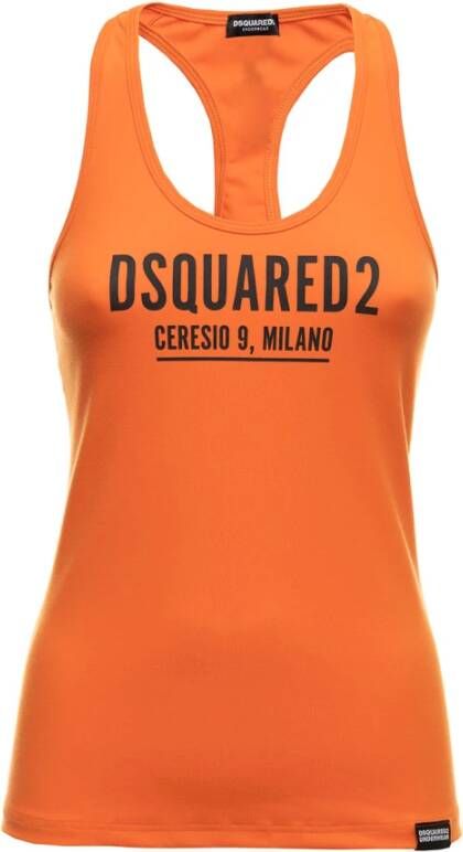 Dsquared2 Bovenkant , Oranje, Dames