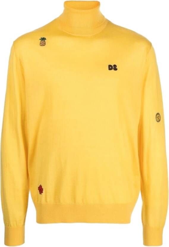 Dsquared2 Gilets Geel Heren