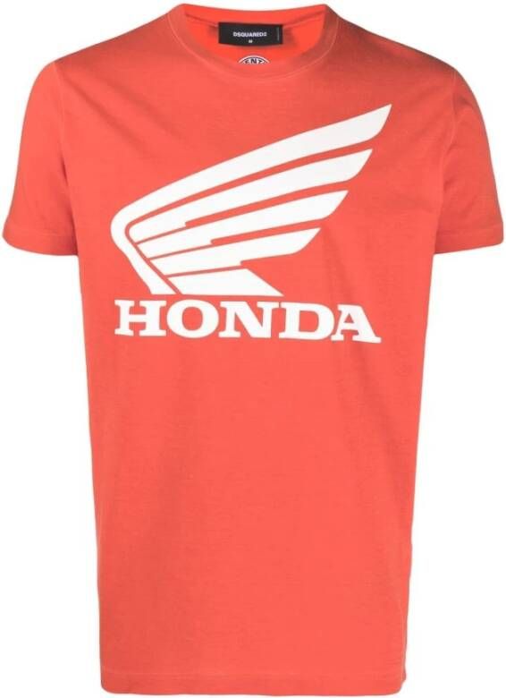 Dsquared2 `Cool Fit` T Shirt , Oranje, Heren