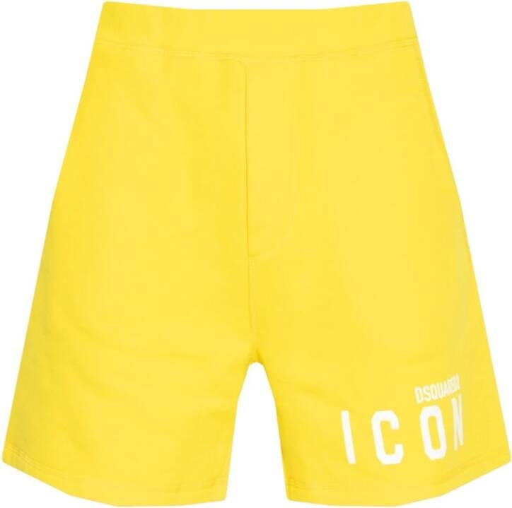 Dsquared2 Korte Broeken Geel Heren