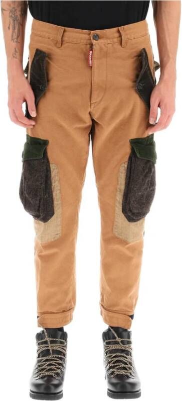 Dsquared2 Cyprus cargo pants , Bruin, Heren