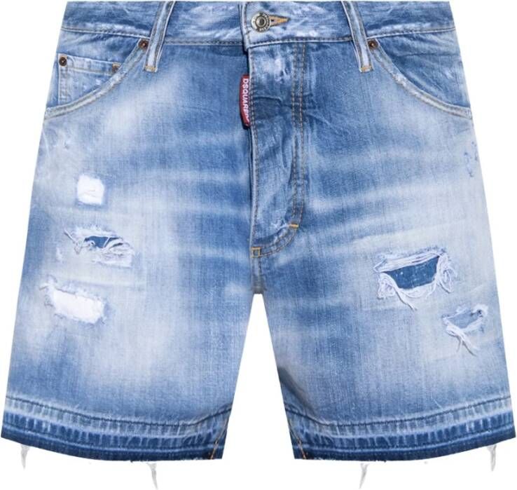 Dsquared2 Korte spijkerbroek , Blauw, Heren