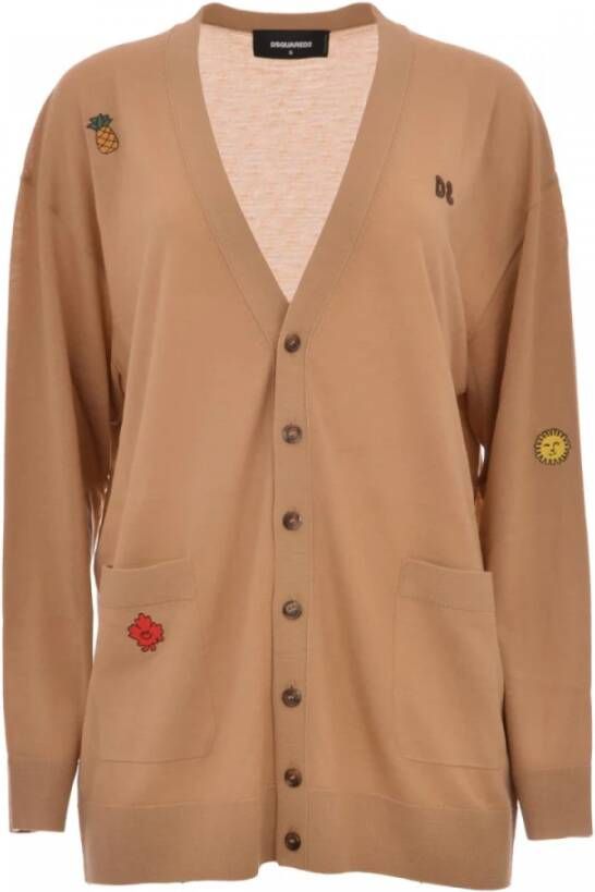 Dsquared2 Gebreide kleding , Bruin, Dames