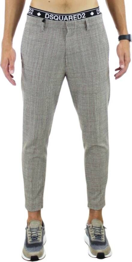 Dsquared2 katoenen broek , Beige, Heren