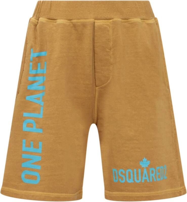 Dsquared2 Korte broek , Geel, Heren