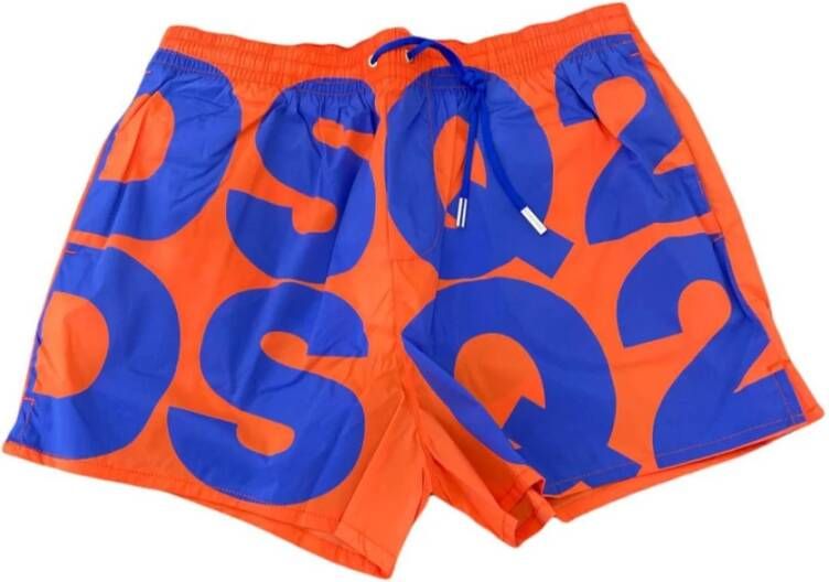 Dsquared2 korte broek , Oranje, Heren