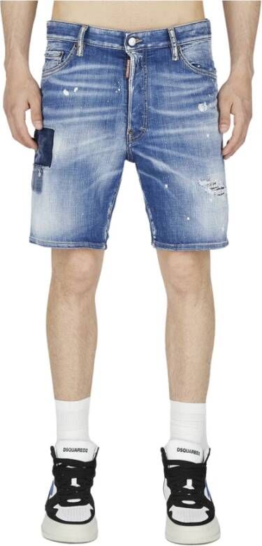 Dsquared2 Korte spijkerbroek , Blauw, Heren