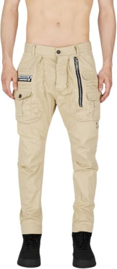 Dsquared2 Rechte broek , Beige, Heren