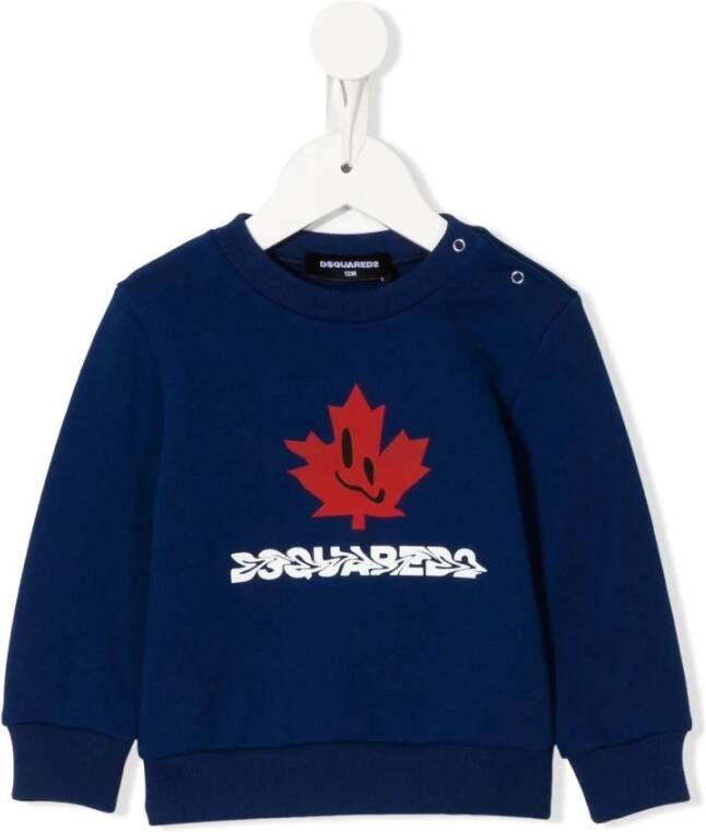 Dsquared2 Sweatshirts , Blauw, Heren