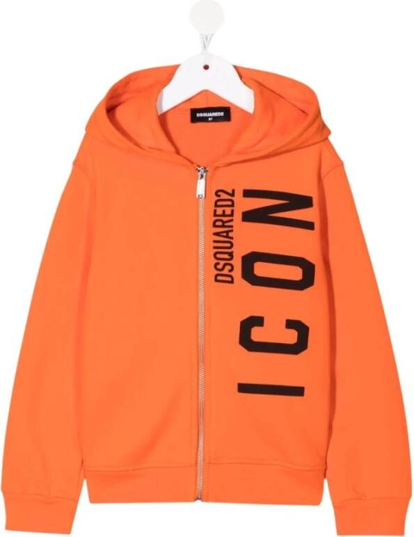 Dsquared2 Sweatshirts , Oranje, Heren