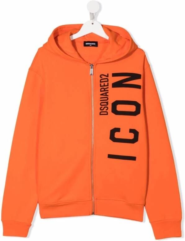 Dsquared2 Sweatshirts , Oranje, Heren