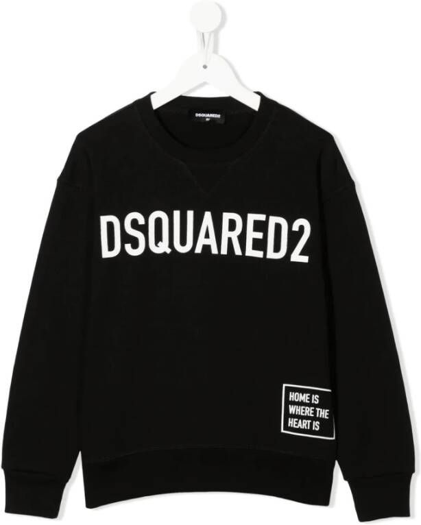 Dsquared2 Sweatshirts , Zwart, Heren