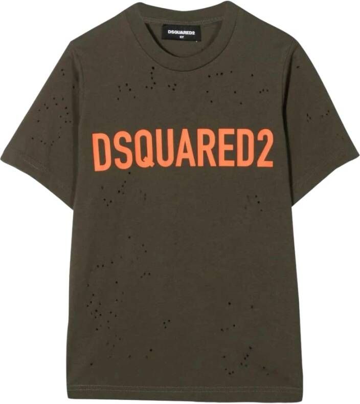 Dsquared2 T shirts Groen Heren