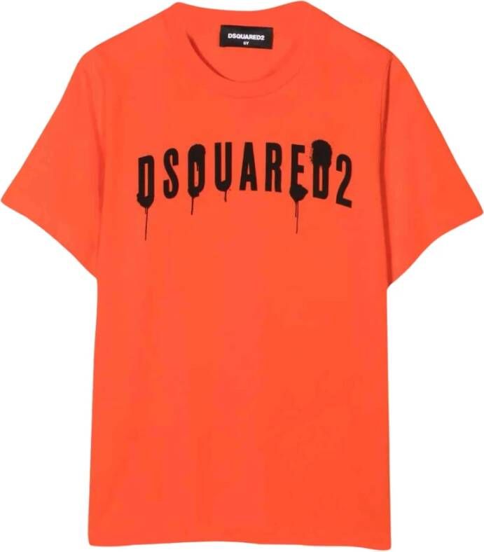 Dsquared2 T shirts Oranje unisex