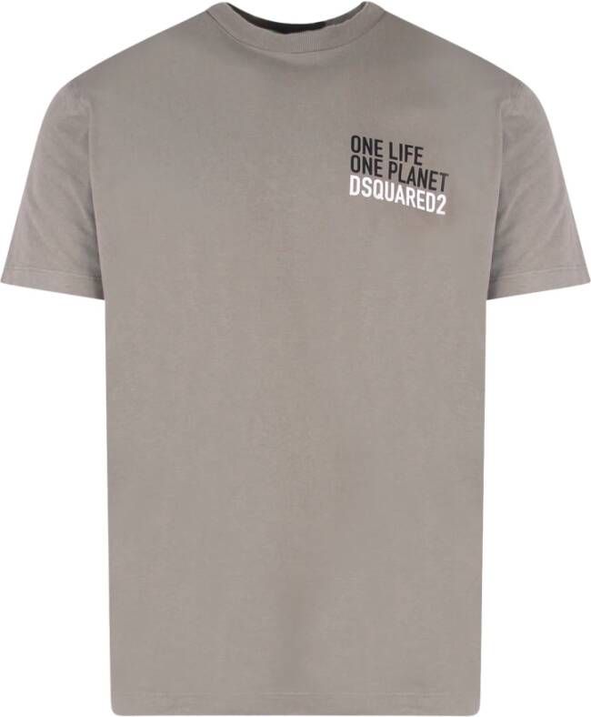 Dsquared2 T shirts S78Gd0063S24452 , Grijs, Heren