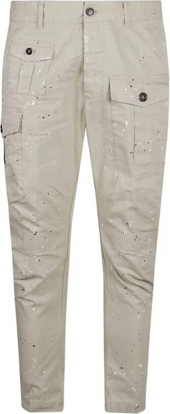 Dsquared2 Vrachtbroeken , Beige, Heren