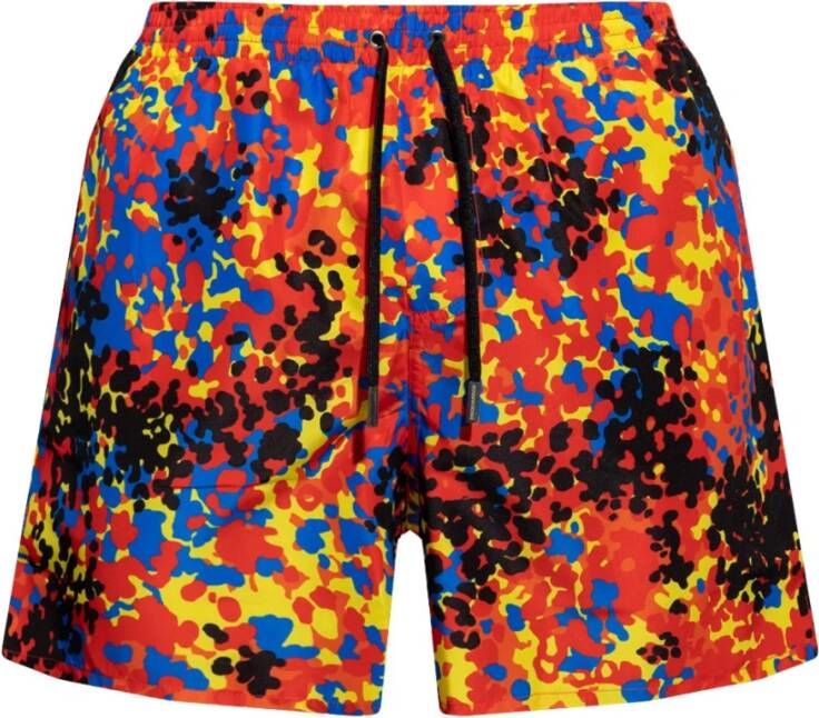 Dsquared2 Zwembroek met logo , Oranje, Heren