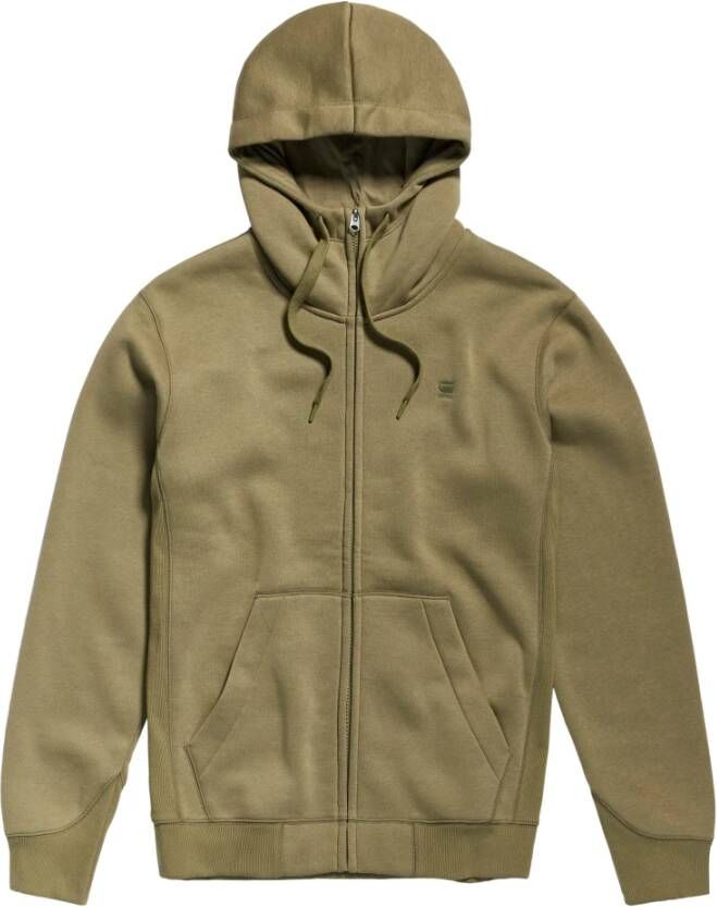 G-Star Vest GS Premium Core Hoodie ZIP Sweat G star, Groen, Heren
